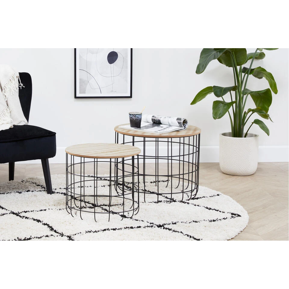 Lifa Living Tore Bijzettafel Set Van 2 - Afbeelding 2