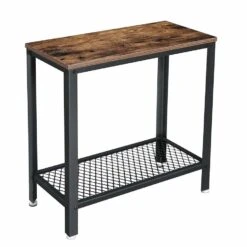 O'DADDY® Wandtafel - Sidetable Industrieel - Dressoir 60x30x60 - Bruin