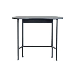 WOOOD Belle Bureau - Grenen/Metaal - Zwart - 75x90x42