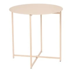 Mica Decorations Mikki Bijzettafel - H40 X Ø40 Cm - Oud Roze