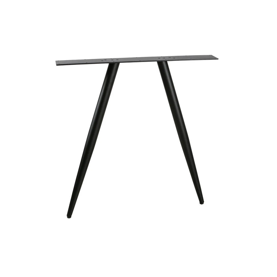 WOOOD Tablo 2-Standen Poot Conisch 1 Stuks - Metaal - Zwart - 72x79x10 - Afbeelding 2