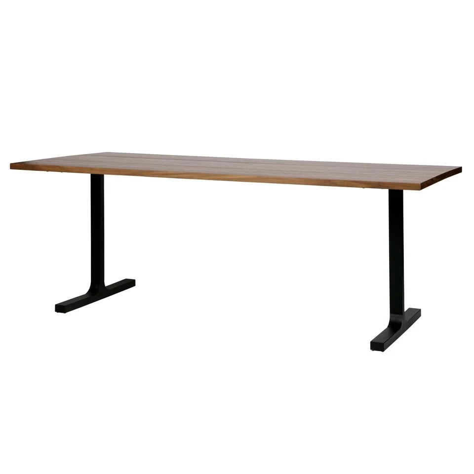 WOOOD Tablo Tafelblad - Noten - Naturel - 3,1x200x90 - Afbeelding 4