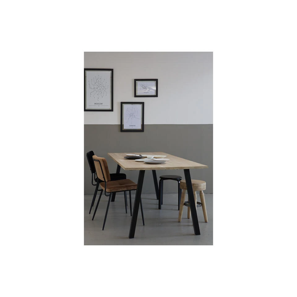 WOOOD Tablo A Poot Kd 1 Stuks - Metaal - Zwart - 72x79x10 - Afbeelding 2