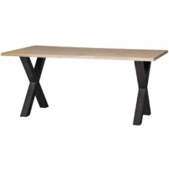 WOOOD Tablo Boomstam Tafel Met Alkmaar Poot - Eiken - 75x180x90
