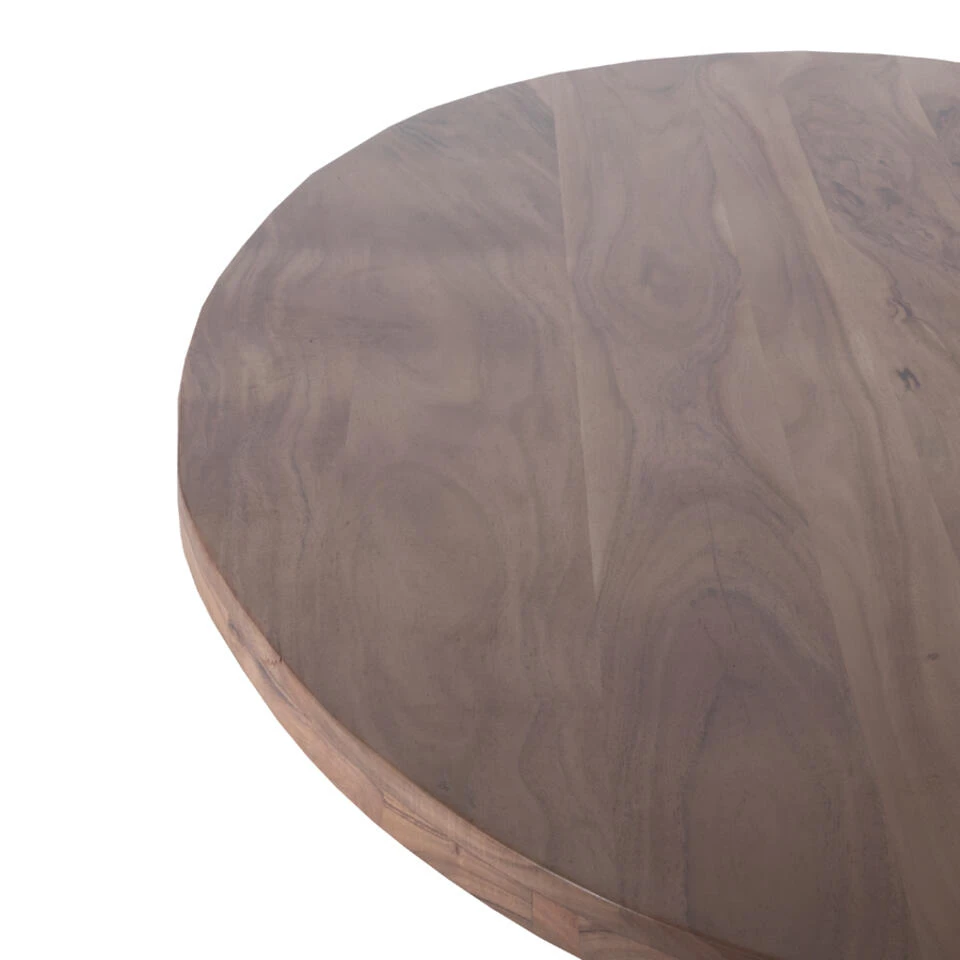 Giga Meubel Eettafel Ovaal - Hout - Metaal - 200x100x77cm - Kim - Afbeelding 3