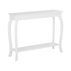 Beliani Consoletafel HARTFORD - Wit Mdf