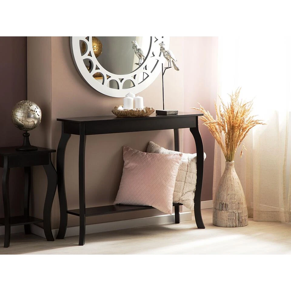 Beliani Consoletafel HARTFORD - Zwart Mdf - Afbeelding 2
