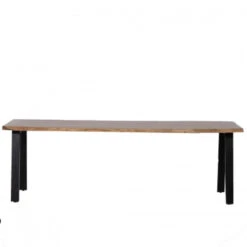 Giga Meubel Eettafel Acaciahout - Naturel - 160x90x77cm - Lars