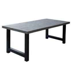 Giga Meubel Eettafel Acaciahout - Grey Wash - 200x100x77cm