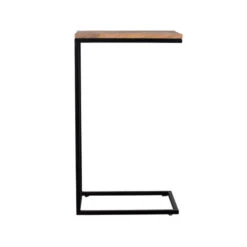 Bijzettafel Detroit Set Van 2 - Mangohout - Bruin - Vierkant