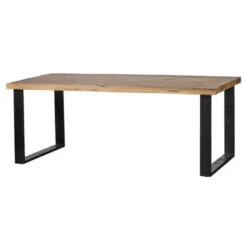 Eettafel Cleveland 140x90cm - Mangohout - Bruin - Rechthoekig