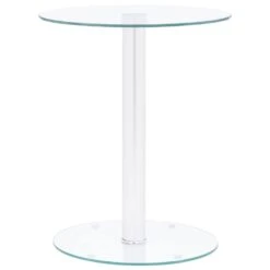 VidaXL Salontafel 40 Cm Gehard Glas Transparant