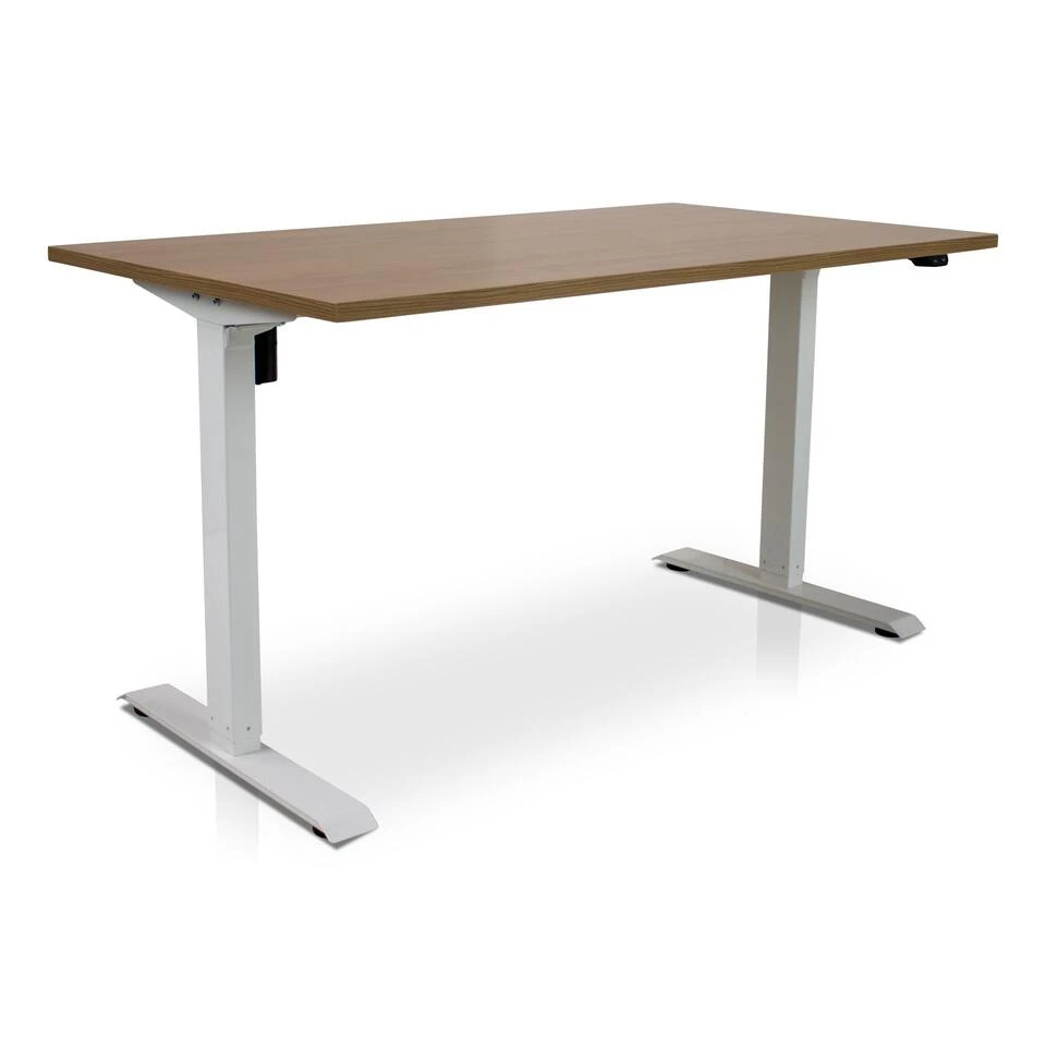 MRC EASY Elektrisch ARBO Zit-sta Bureau - 140x80cm - Wit - Havanna