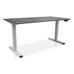 MRC COMFORT Elektrisch ARBO Zit-sta Bureau - 160x80cm - Wit - Betonlook