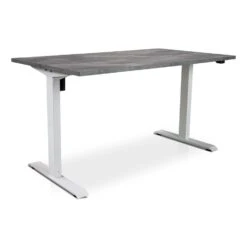 MRC EASY Elektrisch ARBO Zit-sta Bureau - 140x80cm - Wit - Betonlook