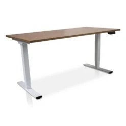 MRC COMFORT Elektrisch ARBO Zit-sta Bureau - 160x80cm - Wit - Havanna