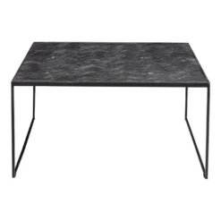 Salontafel Dayton 80x80cm - Mangohout - Bruin - Rond