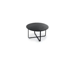 Giga Meubel Salontafel Misty Rond Zwart 75cm