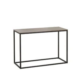 Sidetable Fien Marmer Grijs 40x100 Cm - 40x100x70 Cm - Stoneware - Grijs