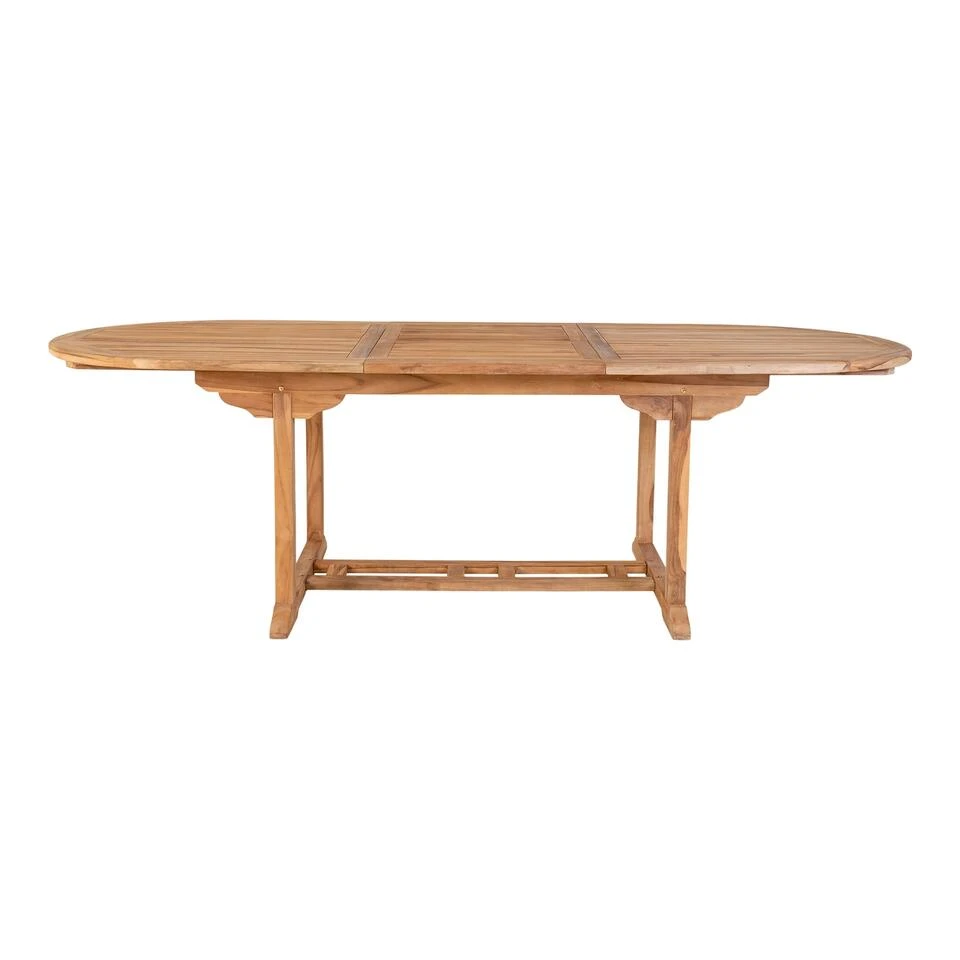 Giga Meubel Eettafel Teakhout 180cm-240cm - Uitschuifbaar - Naturel