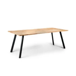 Giga Meubel Eettafel Acaciahout 200cm - Naturel - Tafel Adriaan