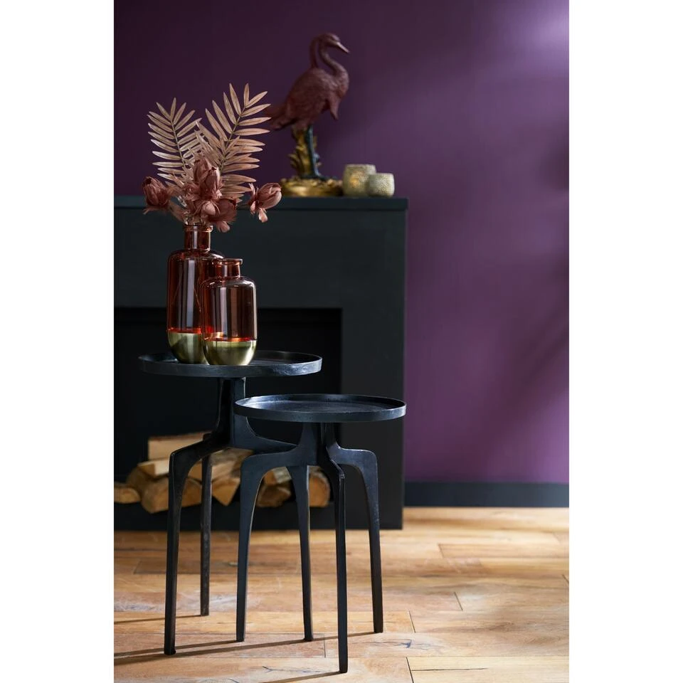 Bijzettafel Pano - Brons - Ø41+Ø38cm - Afbeelding 2