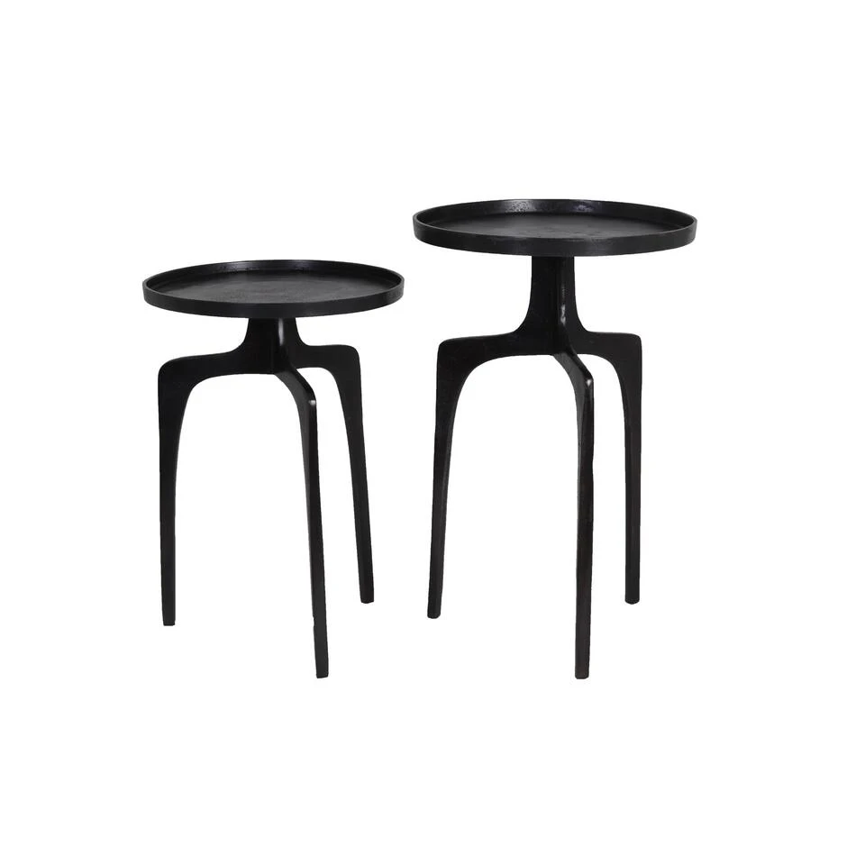 Bijzettafel Pano - Brons - Ø41+Ø38cm - Afbeelding 3