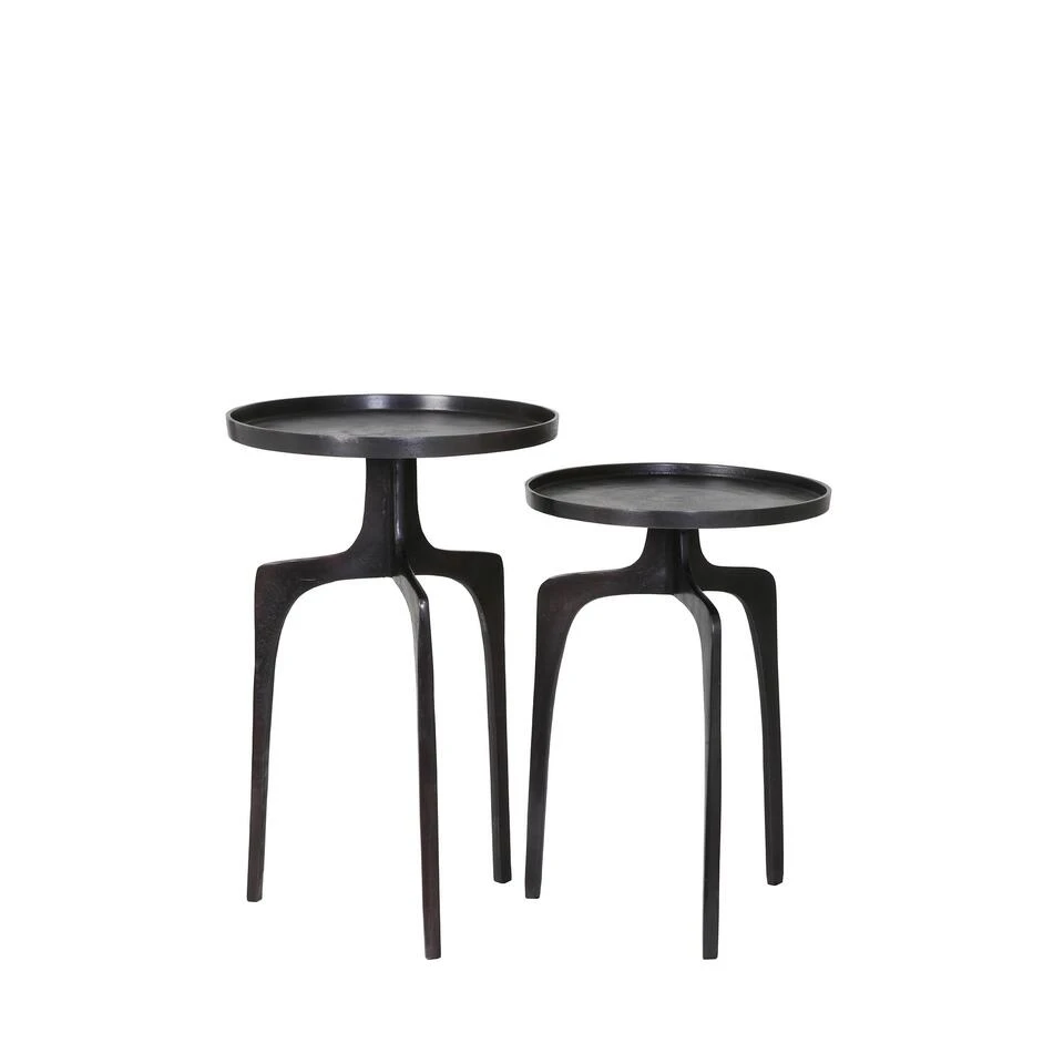 Bijzettafel Pano - Brons - Ø41+Ø38cm