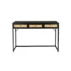 Giga Meubel Sidetable Zwart/Naturel - MDF - 40x120x76cm - Sidetable Guuji