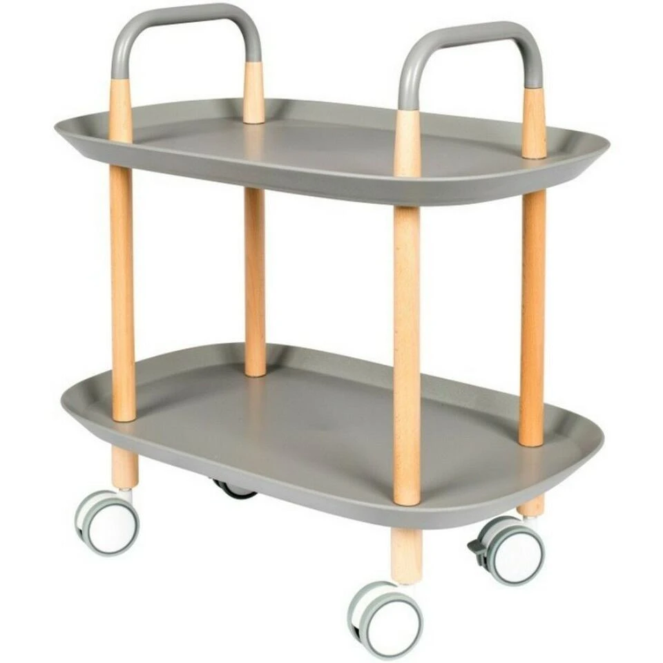 Puur Uppsala Trolley - Rechthoek - Polypropyleen - Grijs