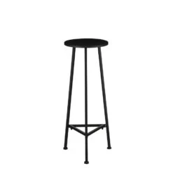 Mica Decorations Plantentafel - H80 X Ø30 Cm - Metaal - Zwart