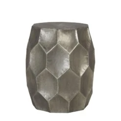 Bijzettafel Kalan - Zilver - Ø37cm