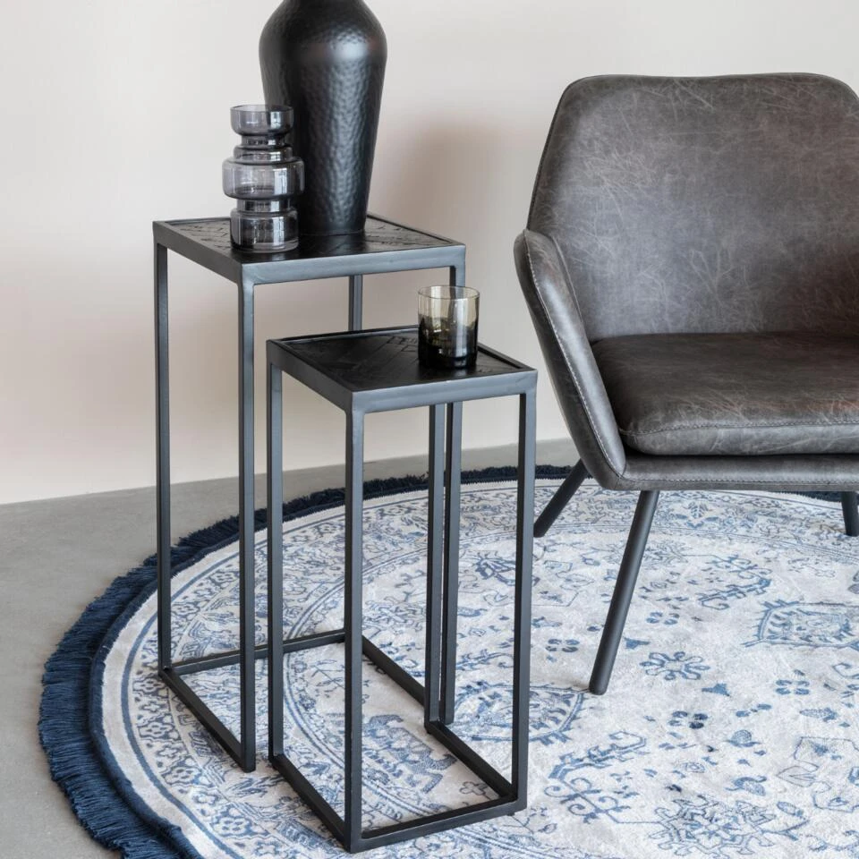 Puur Mäki Plantentafel Set - Hout - Zwart - Afbeelding 2