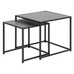 Sohome Bijzettafel Joannie - Set Van 2 Stuks - Zwart
