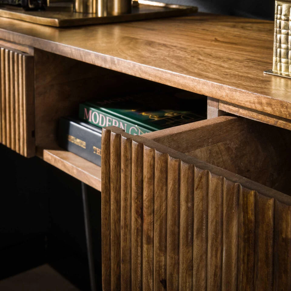 Sedona Sidetable 110cm - Hout - Bruin - Afbeelding 4