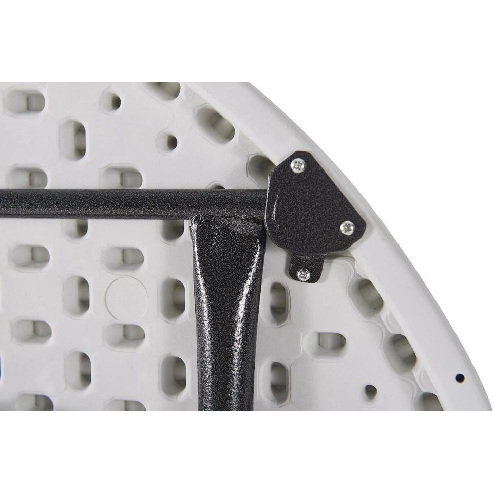 ERRO Statafel Ø80x110cm - Wit/grijs - Afbeelding 3