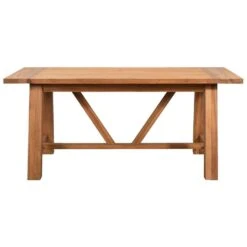 Eetkamertafel Doddy - Teak Hout - 78x180x100 Cm