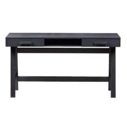 WOOOD Bureau Benson - Mat Zwart - 75x140x62 Cm
