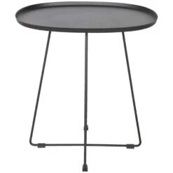 WOOOD Bijzettafel Otis - Zwart - 50x43x51 Cm