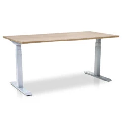 MRC PRO Elektrisch ARBO Zit-sta Bureau - 160x80 Cm - Midden Eiken