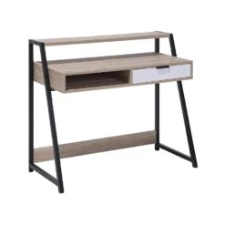 Beliani Bureau CALVIN - Lichte Houtkleur Mdf