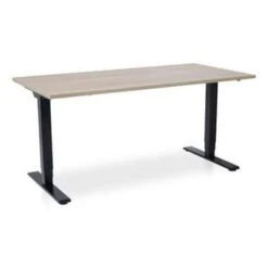 MRC COMFORT Elektrisch Zit Sta Bureau - 160x80 - Midden Eiken