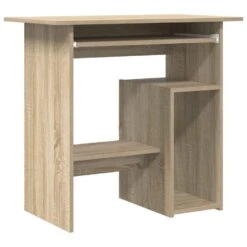VidaXL Bureau 80x45x74 Cm Spaanplaat Sonoma Eikenkleurig