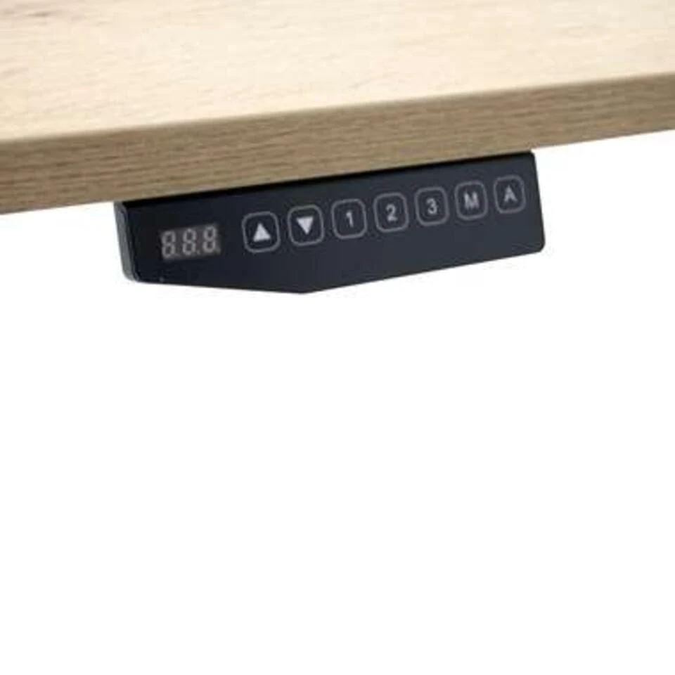 MRC COMFORT Elektrisch Zit Sta Bureau - 120x80 - Bruin Eiken - Afbeelding 3