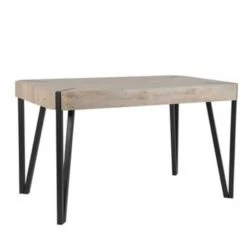 Beliani Eettafel CAMBELL - Lichte Houtkleur Mdf