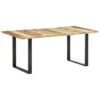 VidaXL Eettafel 180x90x76 Cm Massief Gerecycled Hout