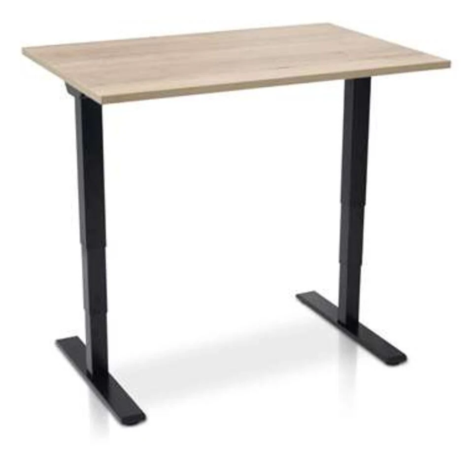 MRC COMFORT Elektrisch Zit Sta Bureau - 140x80 - Robuust Eiken - Afbeelding 2