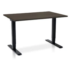 MRC COMFORT Elektrisch Zit Sta Bureau - 140x80 - Bruin Eiken