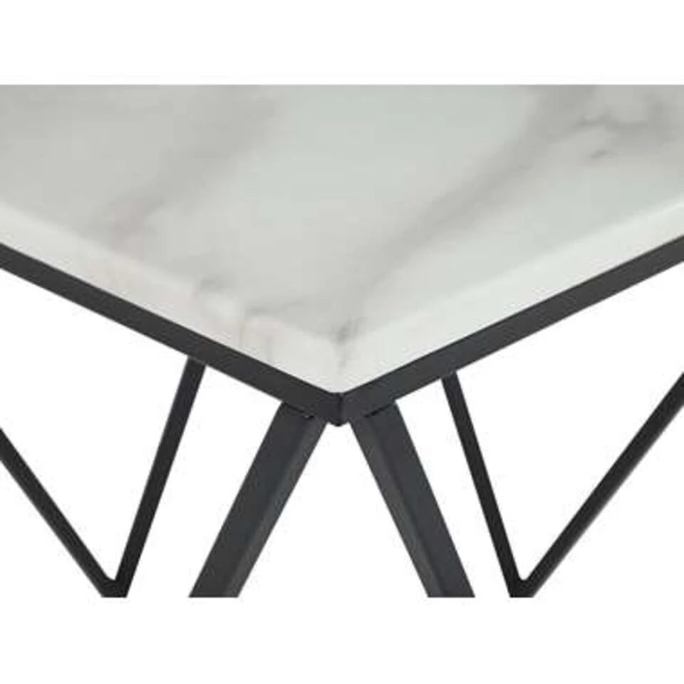 Beliani Bijzettafel MALIBU - Beige Mdf - Afbeelding 4