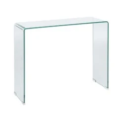 Beliani Consoletafel KENDALL - Transparant Veiligheidsglas